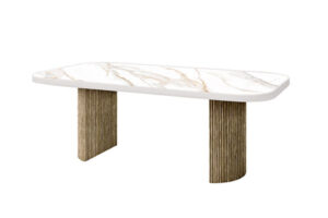 Hampton 84" Rectangular Dining Table Base with Aspen Top
