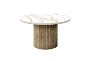 Hampton Round Dining Table Base with Aspen Top