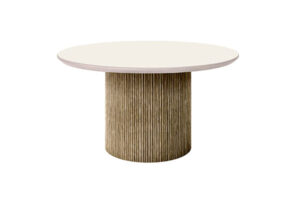 Hampton Round Dining Table Base with Bellino Top